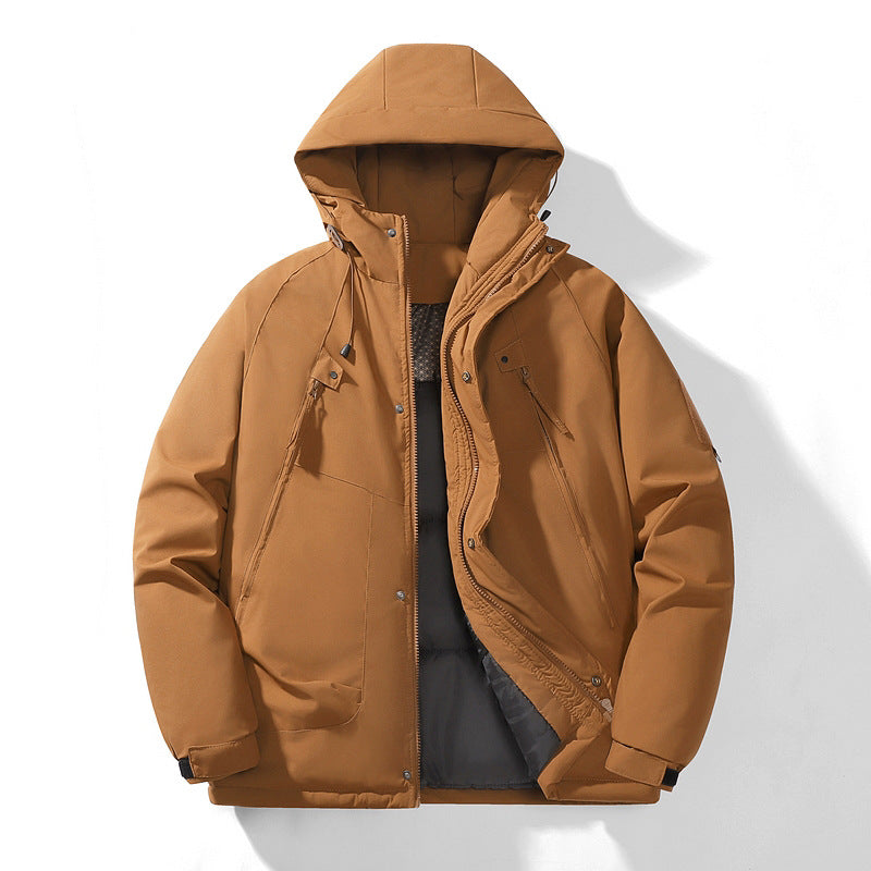 Women's Cotton-Padded Jacket Workwear Outdoor Casual