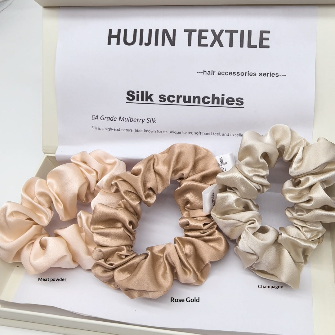 Womens Solid-color Elegant Hair Tie