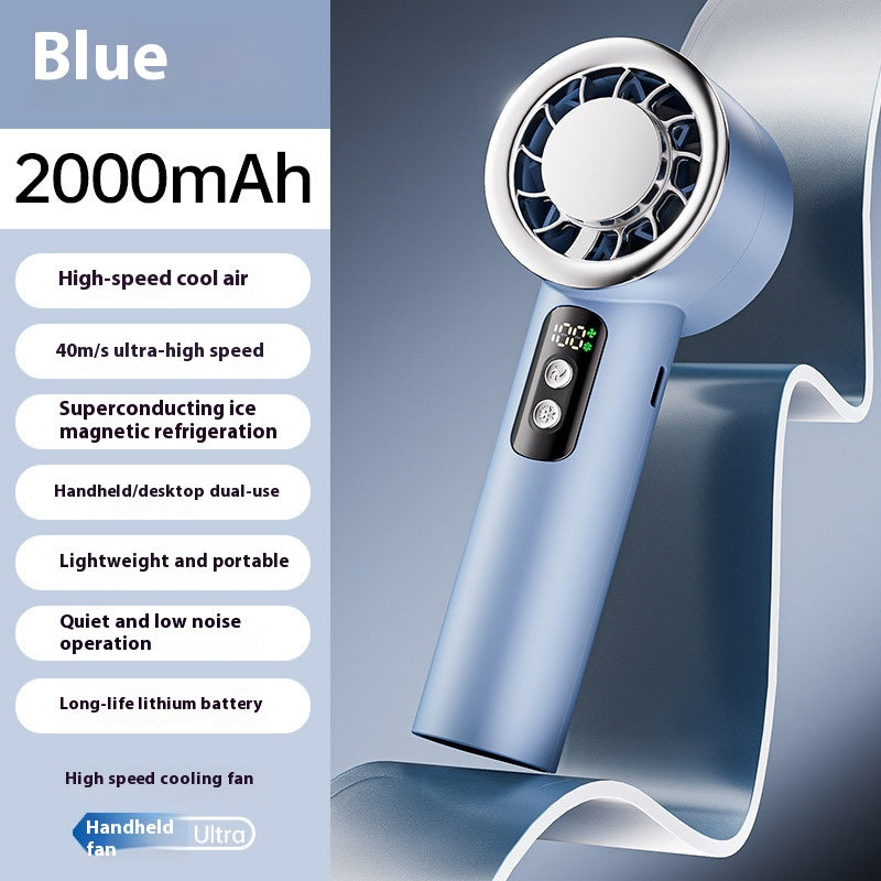 New Semiconductor Ice Cooling Handheld Fan