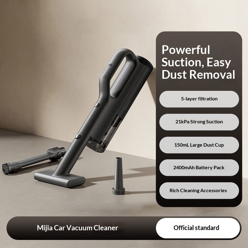 Charging Long-lasting Dual-use Handheld Vacuum For Home And Car