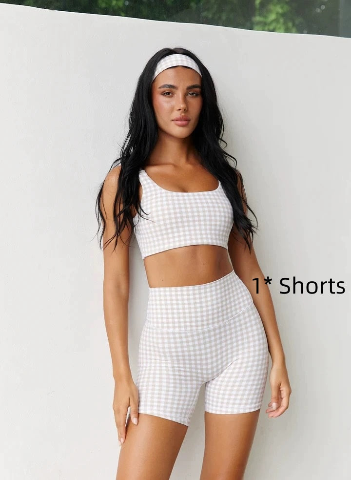 Women's High-Waist Quick-Drying Sports Fitness Yoga Shorts