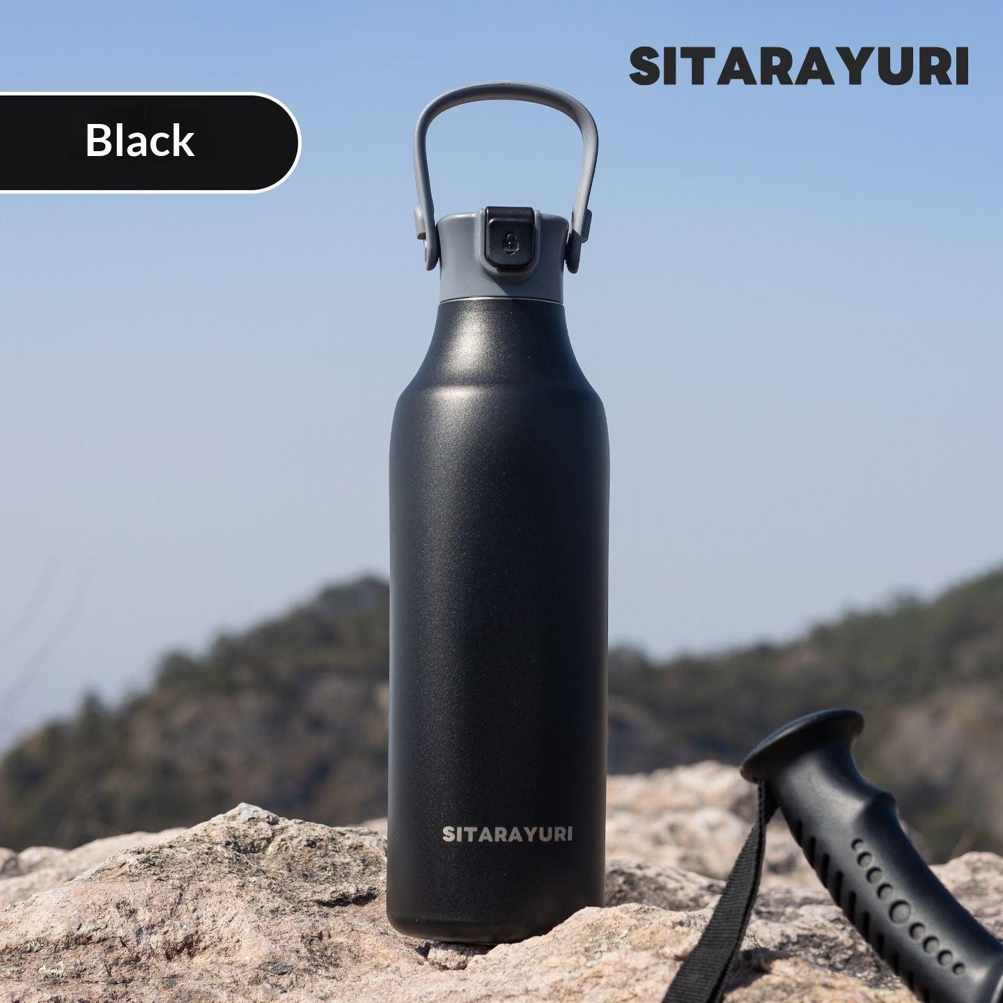 Outdoor Portable Straw Cup With A Stylish Handle