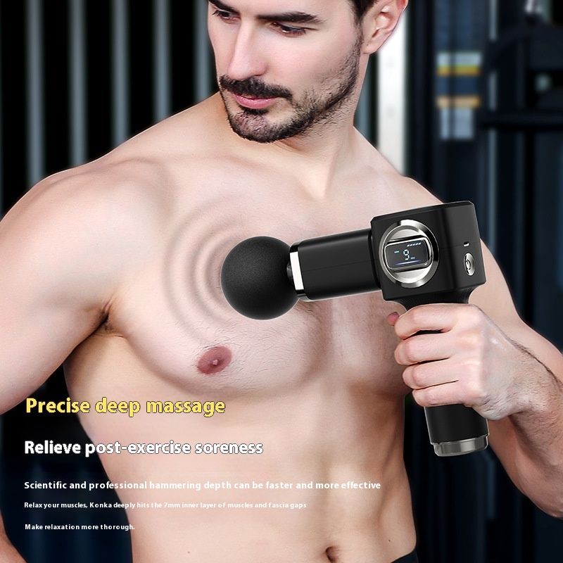 Muscle Relaxation Rechargeable Smart Home LCD Digital Display Electric Massage Gun