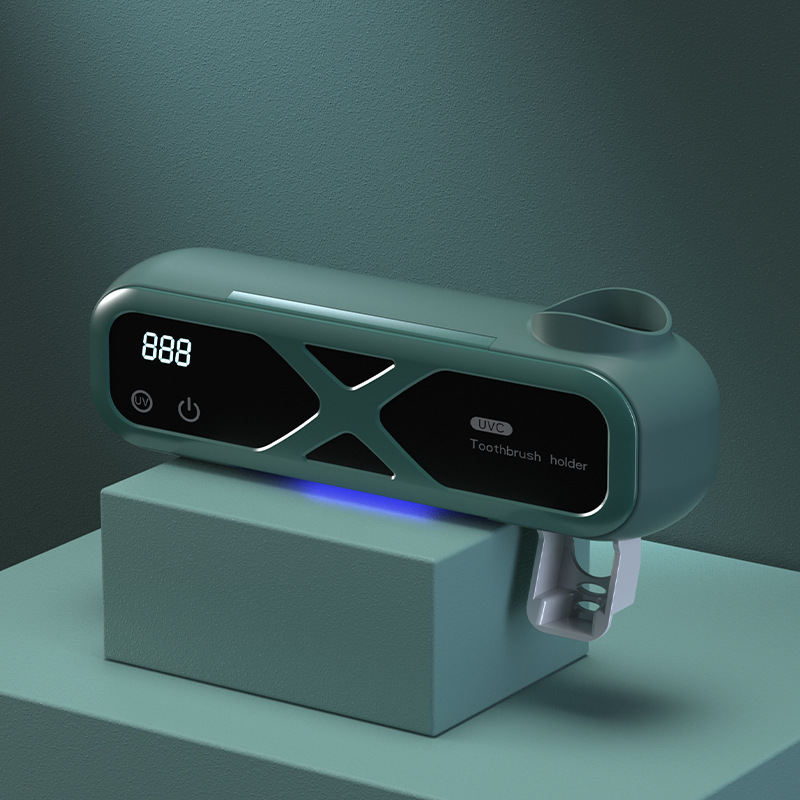 Smart UV Sterilizing Tooth Cup With No-Drill Installation For Toothbrush Disinfection
