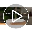 Essential Oil Diffuser -280ml Ceramic Diffuser for Large Room&Commercial Use, 2.4MHz Cool Mist Humidifier & Independent De...