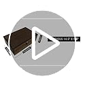 GUYTRENDz Stained Wooden Keepsake Box, Large Memory Box for Keepsakes, Decorative Storage Box for Memories, Jewelry, & Pho...