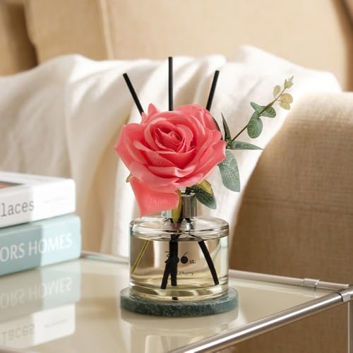 396 st. Rose Flower Reed Diffuser, Vanilla Lavender, 200ml(6.7oz) / Reed Diffuser Sets, Home Fragrance, Scented Oils, Home...