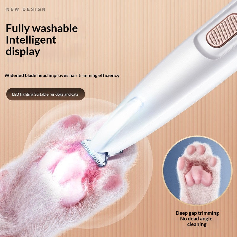 Waterproof Rechargeable Pet Hair Clipper For Cat Grooming
