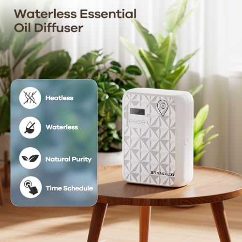 Waterless Essential Oil Diffuser, Hotel Scent Diffuser, Essential Oil Diffuser Large Room Up to 3000 Sq.Ft, 500mL Capacity...