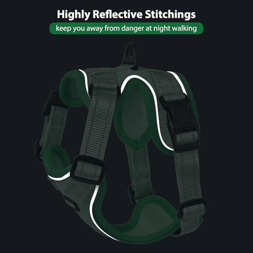 Rttochfy Cat Harness and Leash Set, Adjustable and Reflective Cat Vest, Escape Proof Kitten Harness, Easy to Put on with 3...