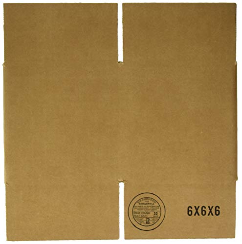 Box USA 6x6x6 Corrugated Shipping Box Bundle/25