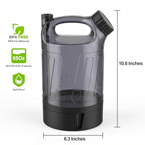 Portable Dog Travel Water Bottle 84 oz, Large Dog Water Bottle Bowl Dispenser, Leak Proof Pet Water Bottle for Dogs, Campi...