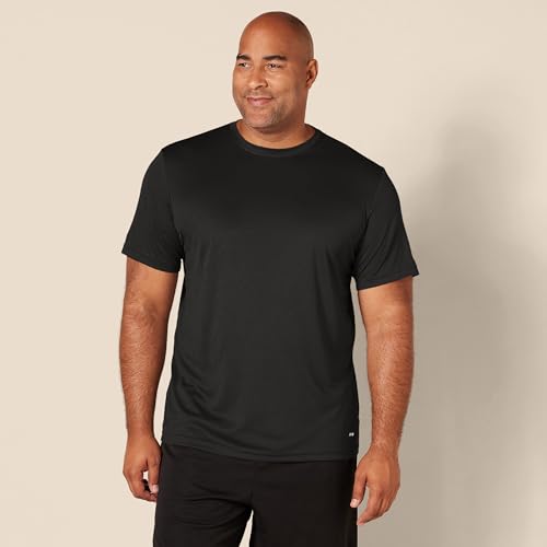 Amazon Essentials Men's Moisture Wicking Breathable Active Performance Tech Gym T-Shirts, Pack of 2