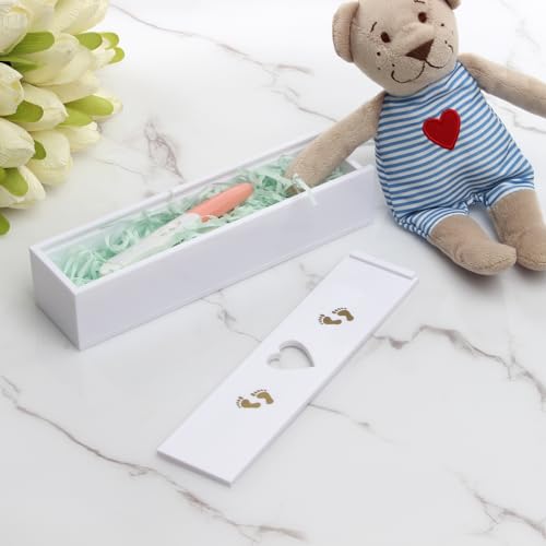 Lxmxgk Pregnancy Test Keepsake Box, Pregnancy Acrylic Announcement Gift, Surprise Pregnancy Announcement Box, Baby Memory ...