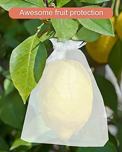 Kslong 100PCS Small Mesh Bags Drawstring 3x4, Sheer Organza Bags Drawstring for Jewelry, Mesh Party Wedding Favor Bags for...