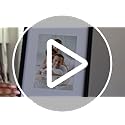 Icona Bay - 4x6 Black Picture Frame - Modern Style Engineered Wood Frame - Table Top or Wall Mount - Bliss Collection