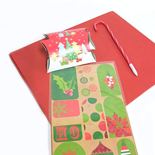 Holiday Gift Wrapping Bag Set, 10 PC