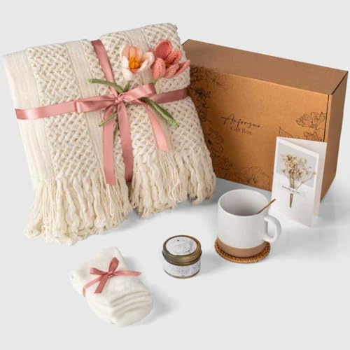 Gift Baskets for Women, Birthday Gifts for Women, Self Care Gift Baskets Care Package, Thank You, Get Well, Sympathy Inspi...