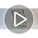 AhaGo Gold Floating Frame, 8×10 inches, Vertical, For Picture 7x9, 6x8, 5x7, Tabletop Photo Frames, Classy Gift For Mothe...
