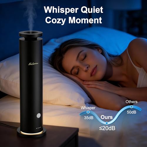 NoxLumina Waterless Scent Diffuser Starter Kit with 5 Essential Oils, Luxury Hotel-Class 1500 Sq Ft Cover Aromatherapy Dif...