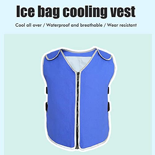 Dan&Dre Adjustable Summer Cooling Vest for Fishing Cycling Chef
