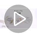 Andaz Press Star Ceramic Porcelain Christmas Tree Ornament Keepsake Gift, World's Best Sports Mom, Plaid, 1-Pack, Birthday...