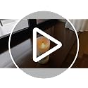 QQFCTOO Embossed Pinecone Flameless LED Candle-Realistic Flickering Flame-Battery-Operated Candle with Remote Timer-Real W...