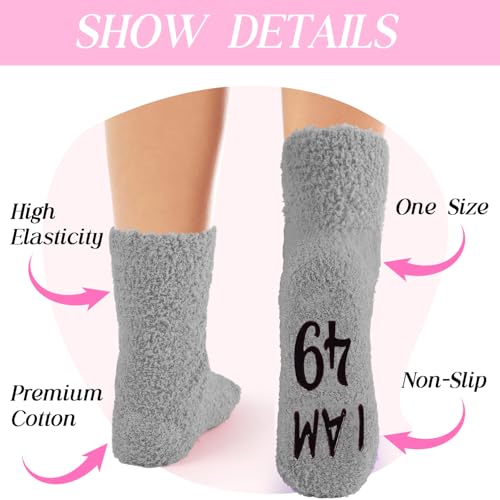 Bebila Birthday Gifts for Women Funny Socks for 30 40 50 60 70 Year Old Woman Birthday Gifts for Mom Sister Wife Friends