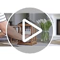 Candle Warmers Etc. White Wooden Farmhouse Lantern – for Top-Down Warming & Flame-Free Fragrance