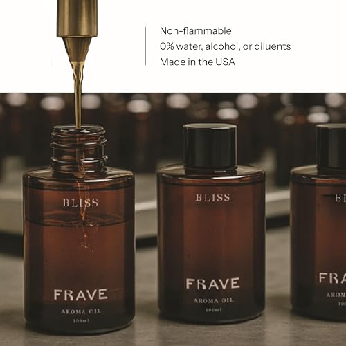 Frave Bliss Hotel Diffuser Oil 100ml, 3.38 oz Aroma Oil, Scent Inspired by The World’s Most Iconic Luxury Hotels, Aromathe...