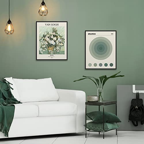 Habseligkeit Sage Green Master Wall Art Prints, Abstract Matisse Wall Art Exhibition Posters, Vintage Art Boho Art Prints,...