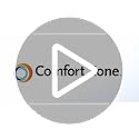 Comfort Zone 9-inch Portable Box Fan – Compact Desktop Cooling Fan with 3-Speeds, Quiet Operation, Built-in Carry Handle &...