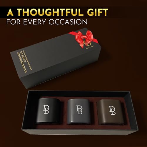 Candle Gift Set β 3 Scented Soy Candles, Clean Burn 50+ Hrs β Flower-Inspired Scents: Amber, Red Tea Wood, Champagne β Bul...