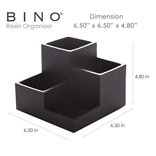 BINO | Multi Purpose 4 Compartment Organizer - Make up Organizer for Vanity - Makeup Holders for Bathroom - Toiletry Count...