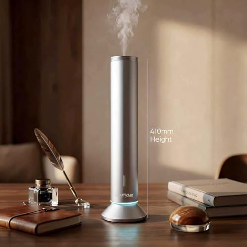 Waterless Essential Oil Diffuser – Smart App & Remote Control, 4000 Sq Ft Coverage, Quiet Aroma Diffuser for Large Room Ho...