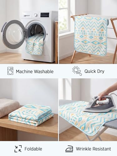 Dog Cooling Mat for Small Dogs & Cats, Soft Breathable Cooling Pad for Dog Bed, 23"x18" Self Cooling Crate Mat for Dogs, N...