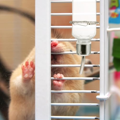 2Pcs 350ml Guinea Pig Water Bottle No Drip Bunny Dispenser for Cage Hamster Drinking Feeder Rodent Chinchilla Pet Supply