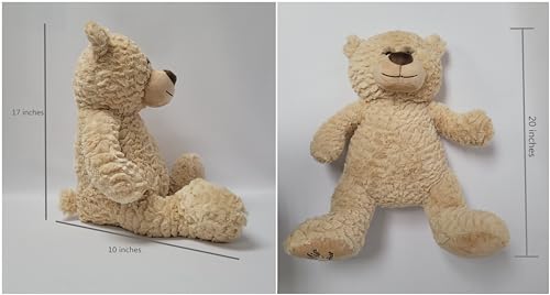 Kinnex Collections by Amanda Large 20” Quinceañera Teddy Bear Centerpiece – Elegant Dress, Oversized Keepsake Gift for 15 ...