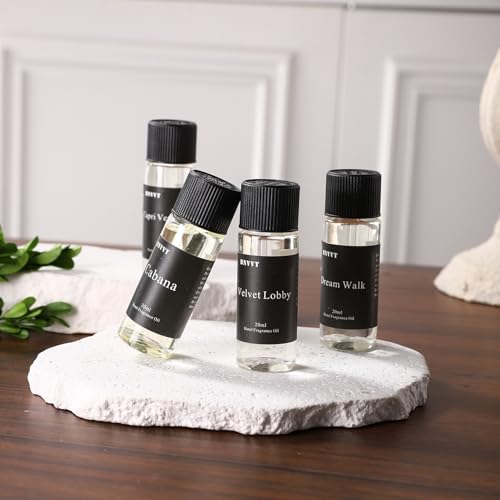 BNVVT Hotel Diffuser Oil Fragrance Oil Set (6 x 20ml) – Luxury Aroma Oils for Diffuser, Inspired by Iconic 5-Star Hotels –...