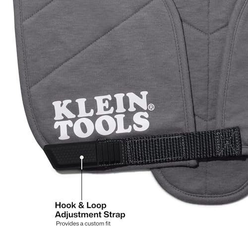 Klein Tools FRCLVST2 Flame-Resistant Cooling Vest, 90-Minute Active Cooling When Wet, Cat 2 Arc Flash, Soft Fabric with Ad...