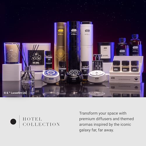 Hotel Collection | Star Wars ™ - Light Side Chauffeur Car Diffuser | Jedi| White Luxury Portable Essential Oil | Aromather...