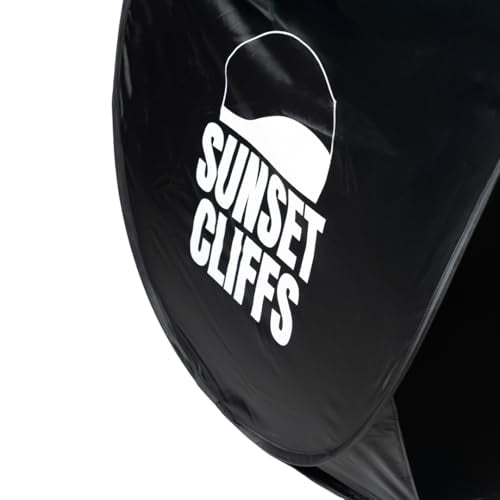 Sunset Cliffs Pop Up Beach Tent – 1-2 Person Portable Sun Shelter with UPF 50+ UV Protection – Lightweight Folding Shade C...