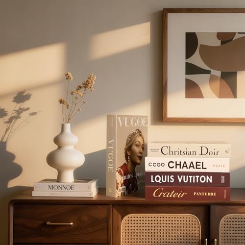 5 PCS Decorative Books for Home Decor, Beauty Fake Books for Decoration, Coffee Table Decor, Aesthetic Shelf & Bookshelf, ...