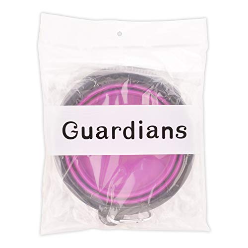 Large Collapsible Dog Bowls, 34oz Portable Foldable Travel Water Bowl Food Dishes with Carabiner Clip for Traveling, Hikin...