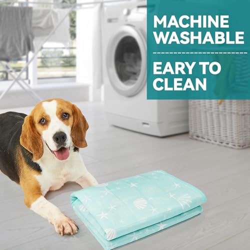 SUPRIY Pet Cooling Mat for Dogs & Cats - Qmax 0.4 Waterproof Cooling Pad, Summer Heat Relief Mat with Japanese Polyester T...