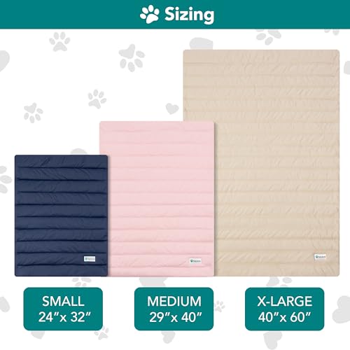PetAmi Cooling Mat for Dog, Premium Pet Cooling Blanket for Crate Kennel, Indoor Cat Cool Sleeping Pad, Q-MAX Cold Sofa Co...