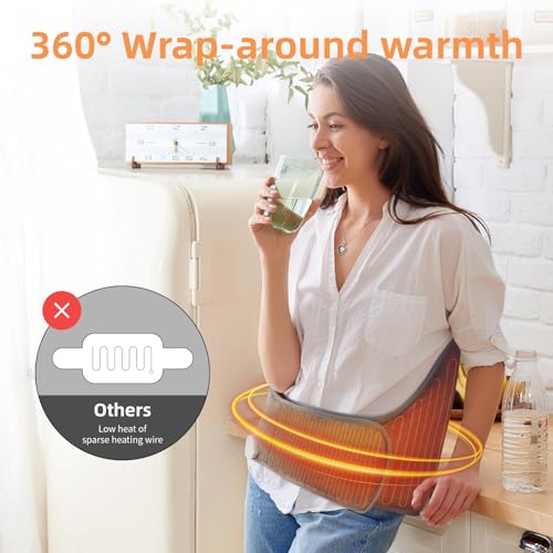 Heating Pad for Back Pain Relief – Extra-Large 15.7" x 50" Heating Pad, 6 Temperature Settings, 4 Timer Modes, Machine Was...