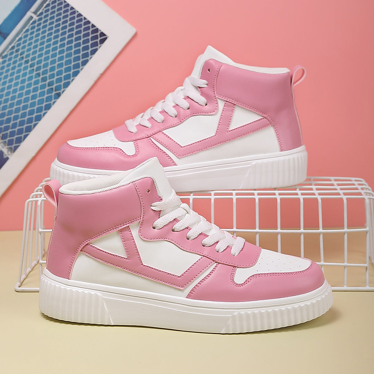 New Mid-top Couple Shoes Spring Korean-style Sneakers