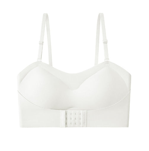 Simple Strapless Beauty Back Non-slip Front Buckle Girl Push-up Underwear