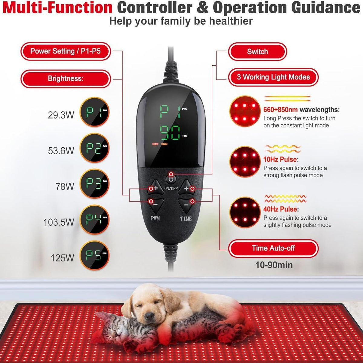 Red Light Therapy Sleeping Bag Near-Infrared Whole-Body Phototherapy